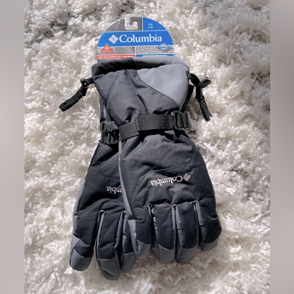 Columbia Mens Large Waterproof Thermal Reflective Gloves